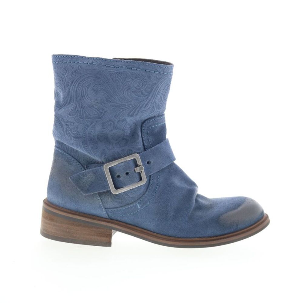 Miz Mooz Womens Draper Blue Boots (NWT)